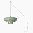 Retro Bauhaus Plug-In Pendant Light - Multi Color