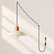 Mid Century Bauhaus Plug-In Pendant Light