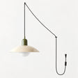 Mid Century Bauhaus Plug-In Pendant Light