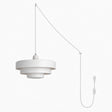 Retro Bauhaus Plug-In Pendant Light - Multi Color