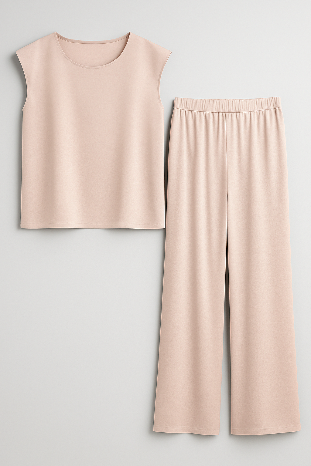 Elegant Black Women's Trouser Suit - Two-Piece