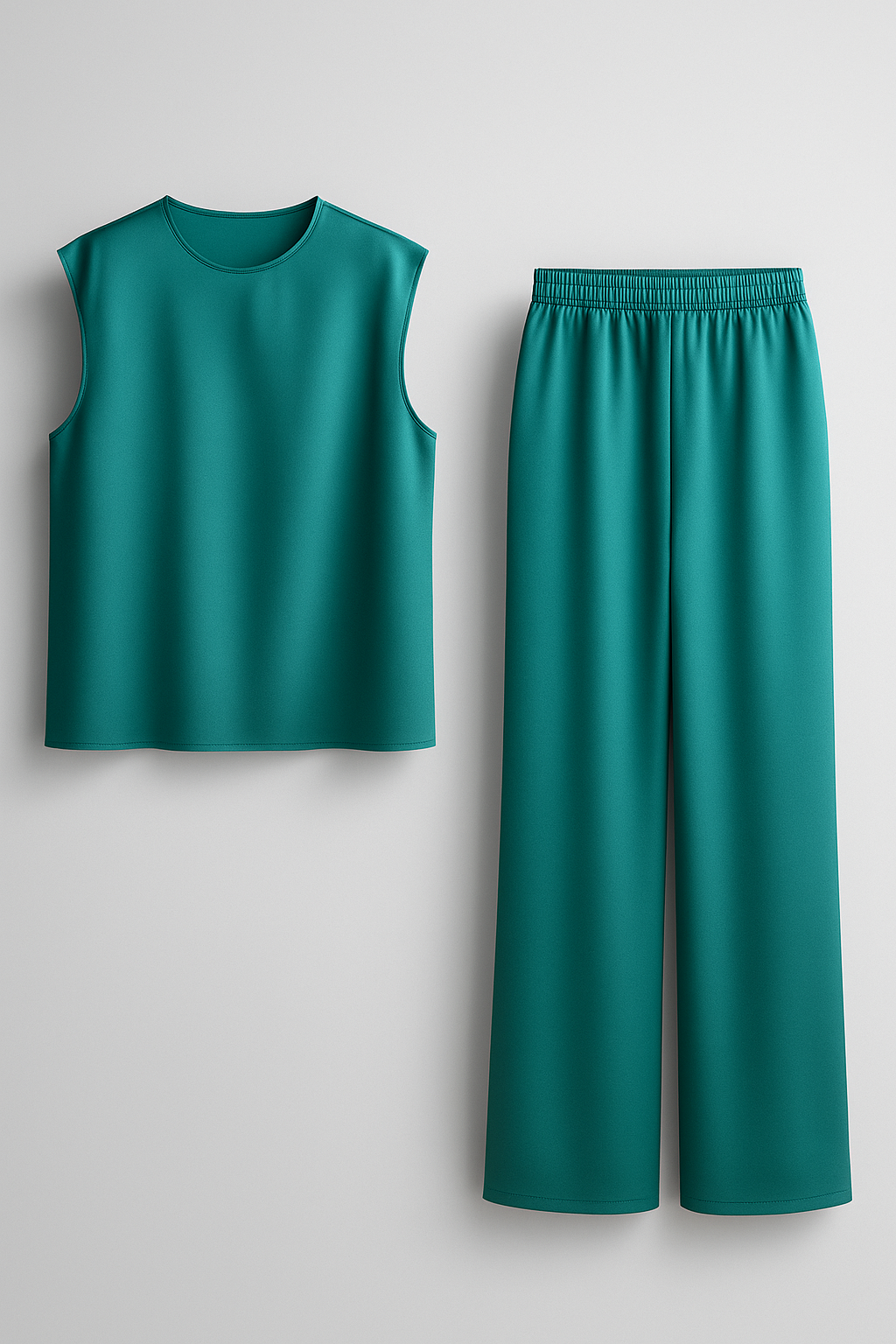 Elegant Black Women's Trouser Suit - Two-Piece