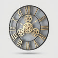 Metal Gear Wall Clock - Industrial Style Statement Piece