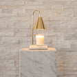 Marble Candle Warmer Lamp - Flameless Wax Melt Lamp with Timer