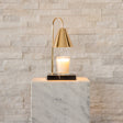 Marble Candle Warmer Lamp - Flameless Wax Melt Lamp with Timer