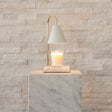 Marble Candle Warmer Lamp - Flameless Wax Melt Lamp with Timer