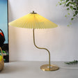 Retro Pleated Shade Table Lamp - Decorative Accent Light