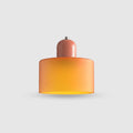 Colored Glass Bauhaus Pendant Lamp - Retro Statement Piece