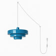 Retro Bauhaus Plug-In Pendant Light - Multi Color