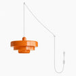 Retro Bauhaus Plug-In Pendant Light - Multi Color