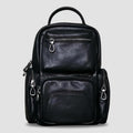 Men's Two-in-One Leather Chest Bag and Backpack