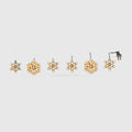 LED Snowflake Curtain Lights - 8 Lighting Functions