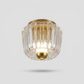 Modern Glass Sun Shape Dual Purpose Flush Mount Light