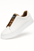 Men's Slip-On Sneakers - Lightweight and Breathable with Elastic detailing