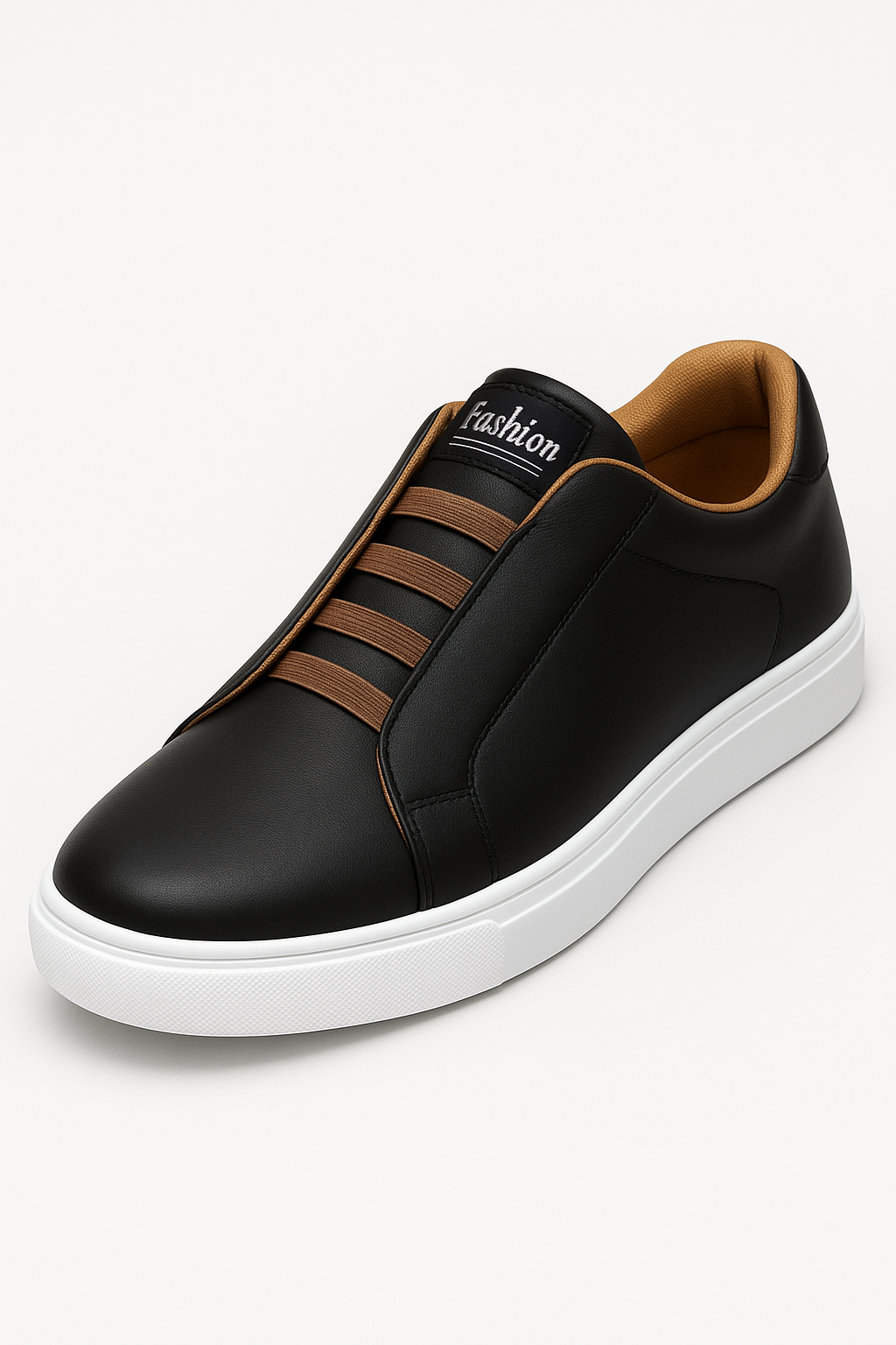 Men's Slip-On Sneakers - Lightweight and Breathable with Elastic detailing