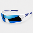 Unisex Wraparound Sports Sunglasses with Mirrored TAC Lens for Running and Outdoor Activities