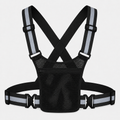 Adjustable Reflective Sports Vest with Mesh Pocket
