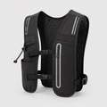 Vestă de alergare unisex din nailon reflectorizant, cu buzunar pentru sticlă de 500 ml