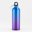 Sticlă de apă din aluminiu de 750 ml, cu clips tip carabină