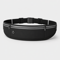 Slim Running Waist Belt Bag with Adjustable Strap and Multi-Zipper Pockets