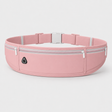 Slim Running Waist Belt Bag with Adjustable Strap and Multi-Zipper Pockets