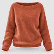Maglione da donna in maglia dalla vestibilità comoda - Pullover casual