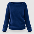 Maglione da donna in maglia dalla vestibilità comoda - Pullover casual