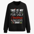 Men's Christmas Sweater - Humorous Slogan Print