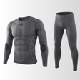 Men's Thermal Base Layer Set - Seamless, Moisture-Wicking