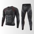 Men's Thermal Base Layer Set - Seamless, Moisture-Wicking