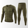 Men's Thermal Base Layer Set - Seamless, Moisture-Wicking