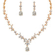 Crystal and Pearl Jewelry Set for Women