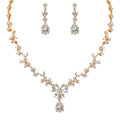 Crystal and Pearl Jewelry Set for Women