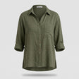 Camicia da donna dalla vestibilità comoda - Blusa casual ampia