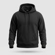 Men's Black Casual Hoodie - Everyday Pullover Hoodie
