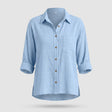 Camicia da donna dalla vestibilità comoda - Blusa casual ampia