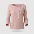 Women's Elegant Wool Cardigan - Lightweight Layering Piece
