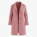 Women's Wool Jacket - Fashion-Forward Warmth