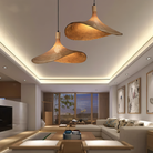Handwoven Rattan Dome Pendant Light