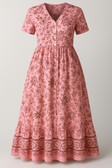 Women's Floral Maxi Dress for Summer