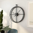 Large Silent Wall Clock - Modern Minimalist Design