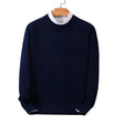 Men's Cashmere Knit Sweater - Soft Wool Pullover