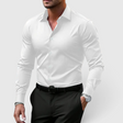 Camicia da uomo dalla vestibilità slim - Modello casual con bottoni