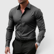Camicia da uomo dalla vestibilità slim - Modello casual con bottoni