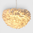 Feathered Sphere Pendant Lamp