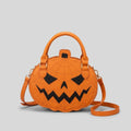 Borsa a mano in ecopelle a forma di zucca - Accessorio di Halloween
