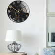 Orologio da parete senza tempo con effetto marmo