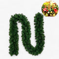 Artificial Fir Christmas Wreath 2.7m - Elegant Festive Decor
