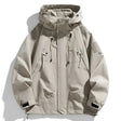 Men's Waterproof Hooded Windbreaker Jacket