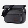 Men's Multifunctional Organized Canvas Shoulder Bag